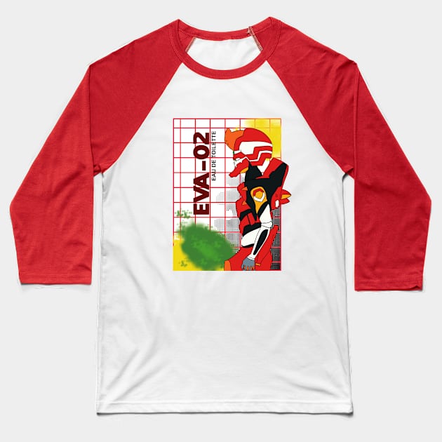 PacoEVA02 Baseball T-Shirt by Crimson M Letter Store